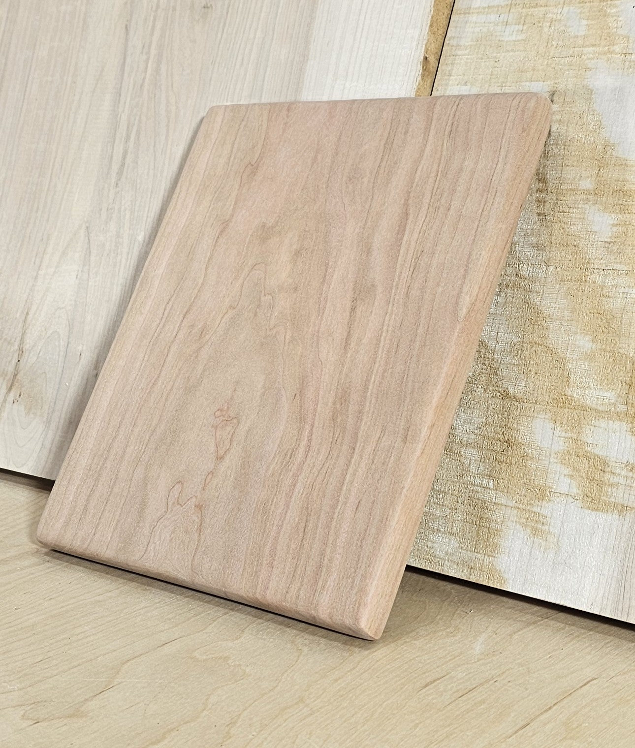 12 x 10 x ¾" Cherry Wood Cutting board