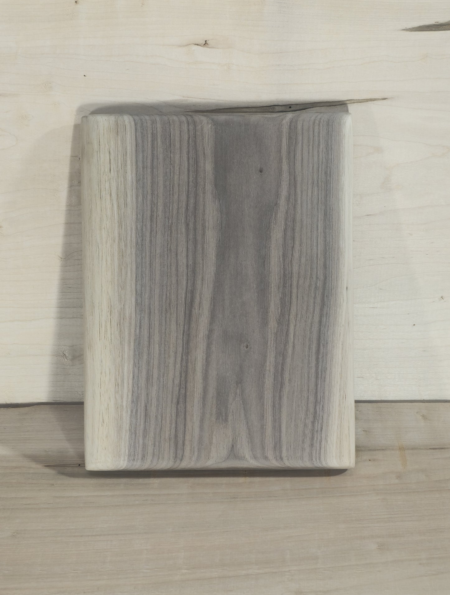 12" x 9" x 1" Black Walnut Wood Cutting Board, Sanded Finish