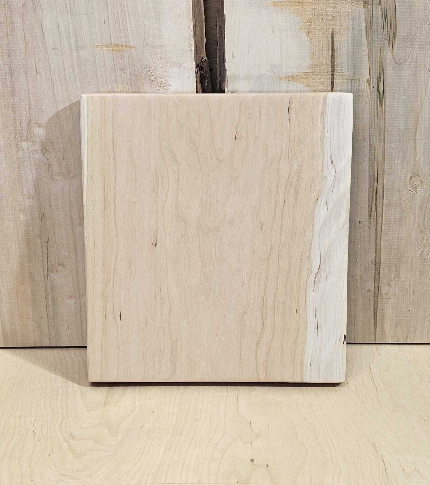 15" x 14" x 1⅛" Cherry Wood Cutting Board