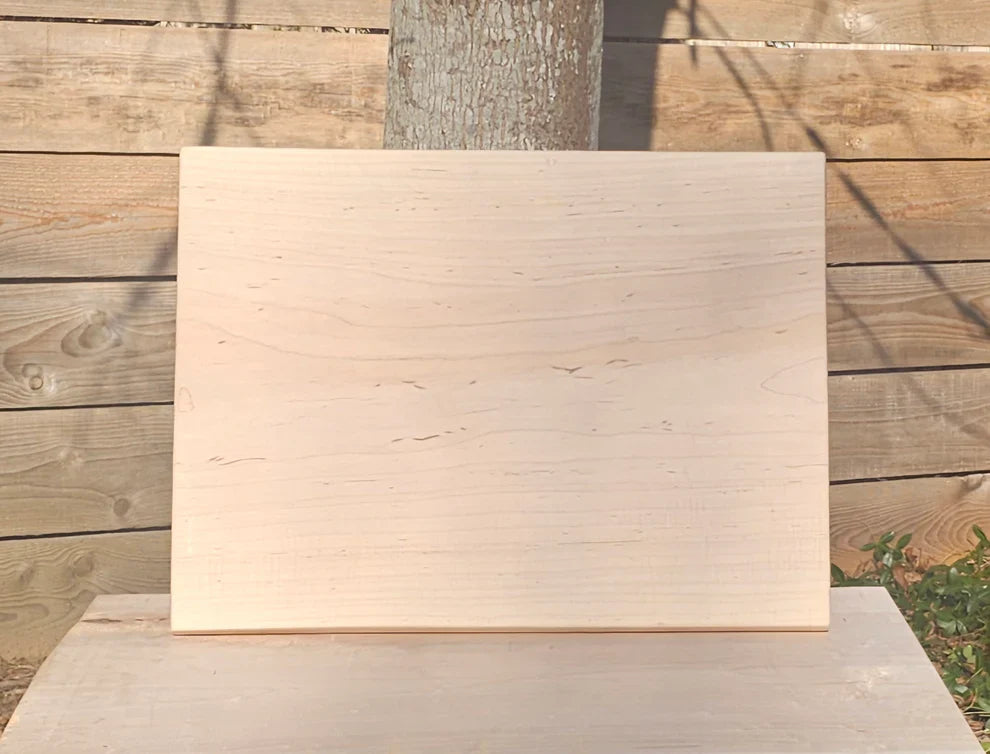 21¾" x 16¾" x 1¼" Maple Wood Cutting Board