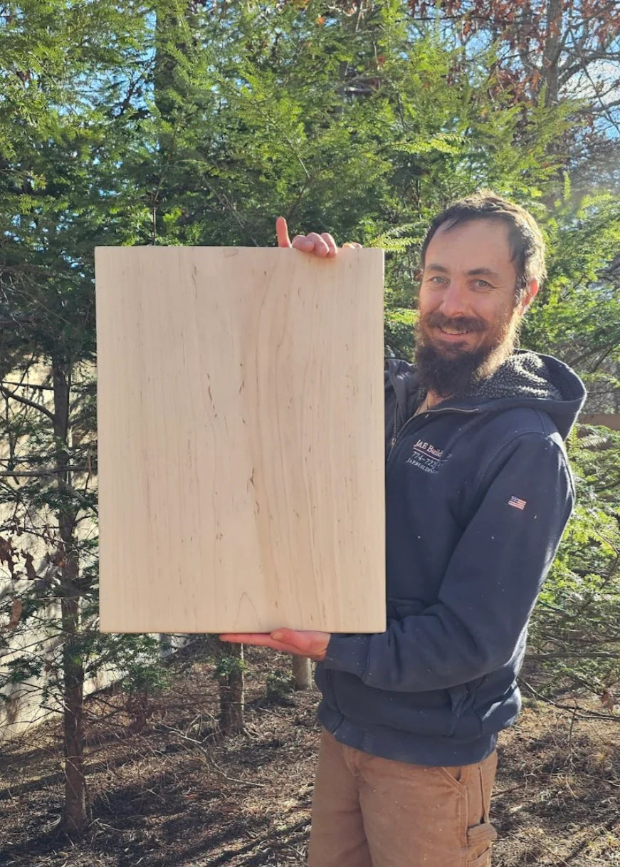 Ultimate Maple Wood Cutting Board, Sanded Finish