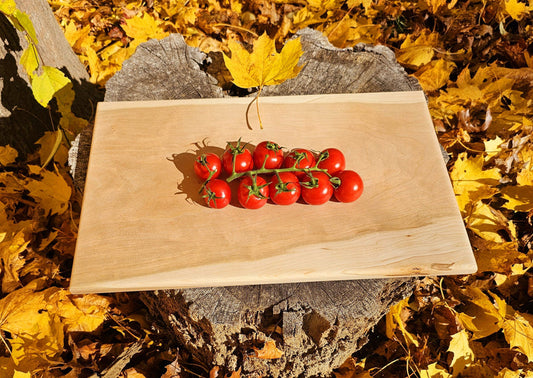 Jumbo Cherry Wood Cutting Board, Sanded Finish