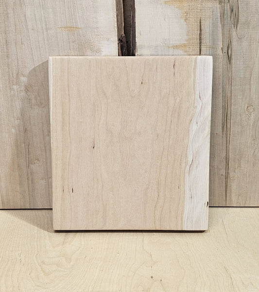 15" x 14" x 1⅛" Cherry Wood Cutting Board